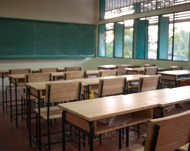 empty classroom