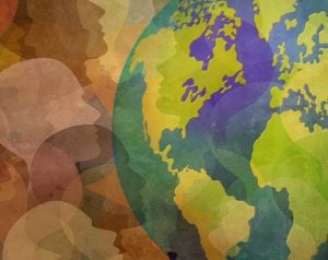 world population illustration