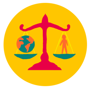 promoting environmental justice icon