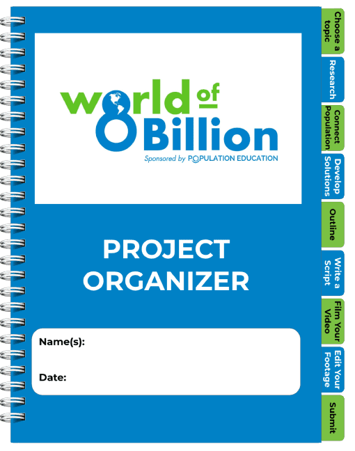 The Video Project Organizer is a digital notebook that promotes collaboration and keeps students organized.
