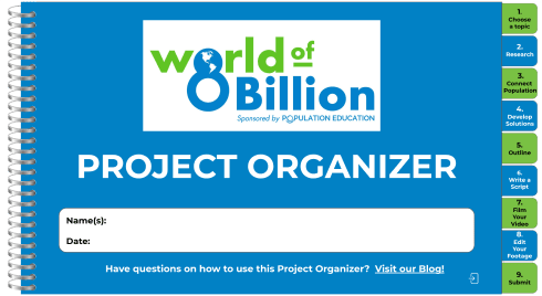 world of 8 billion project organizer cover