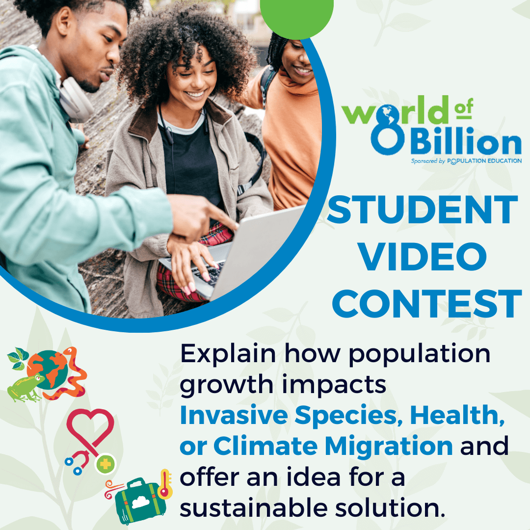 world of 8 billion student video contest information