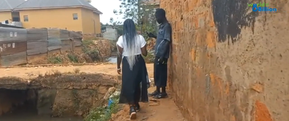 Banner of flushing out the crisis ending open defecation in uganda