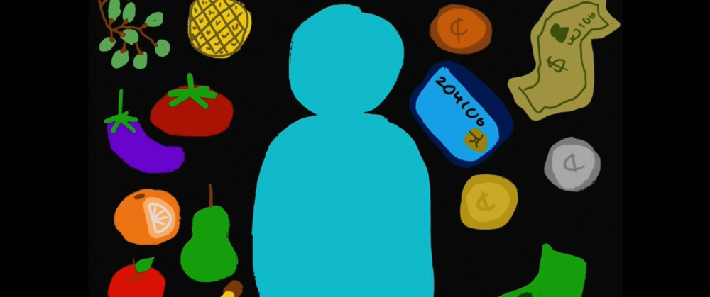 banner of overcoming food insecurity for children