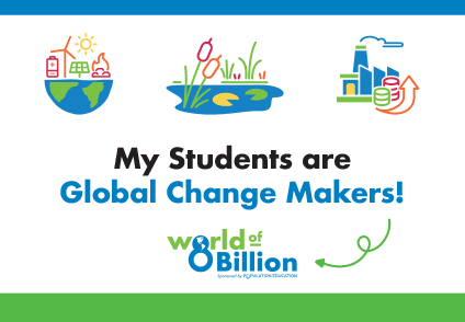 global change makers sticker