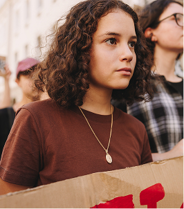 students protesting